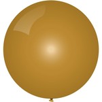 Ballon jumbo goudkleurig 90cm