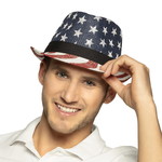 Hoed USA stars en stripes Op is Op
