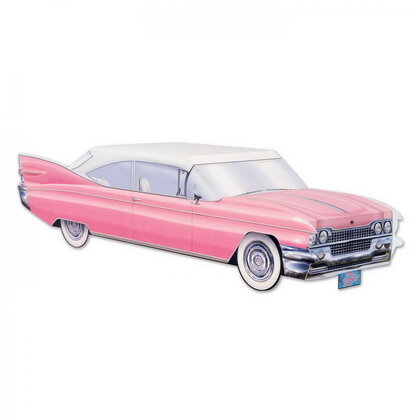 Tafeldecoratie Cadillac pink
