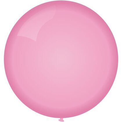 Ballon jumbo lichtroze 90cm