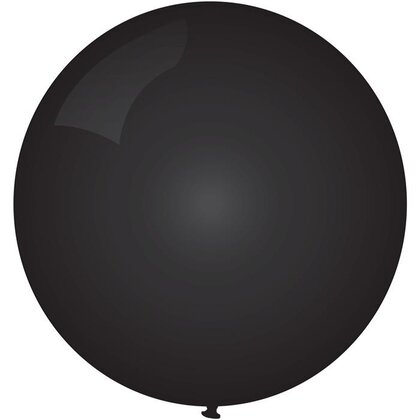 Ballon jumbo zwart 90cm