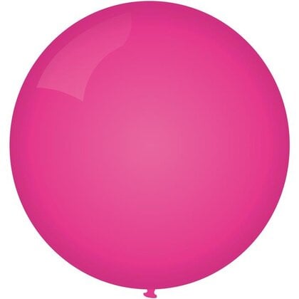 Ballon jumbo 90cm donkerroze