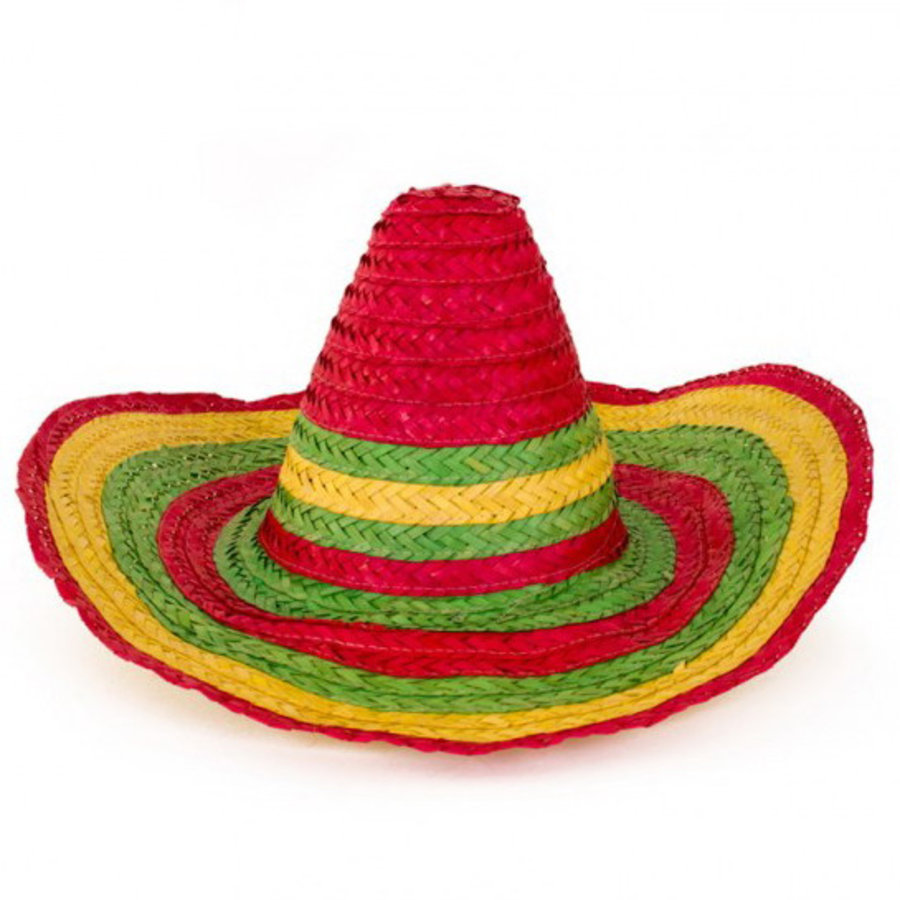 Mexicaanse sombrero Leverbaar in diverse modellen - Feestartikelen.nl