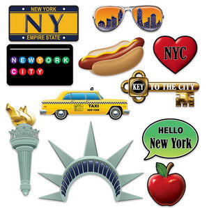 Foto Fun set New York USA Op is Op
