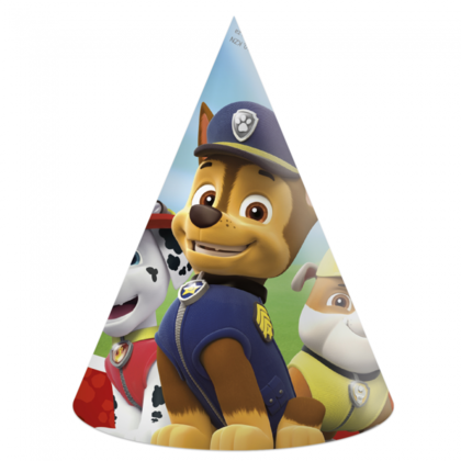 Hoedjes Paw Patrol 6 stuks