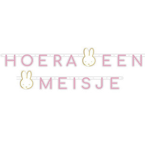 Letterslinger Nijntje Hoera een meisje