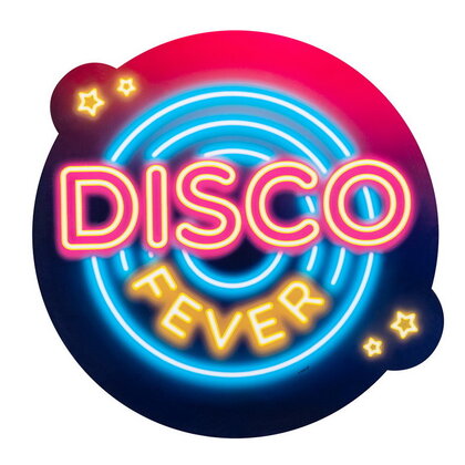 Decoraties DISCO FEVER 3 stuks