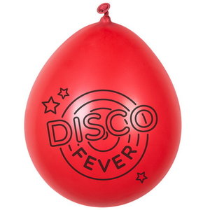 Ballonnen DISCO FEVER 6 stuks