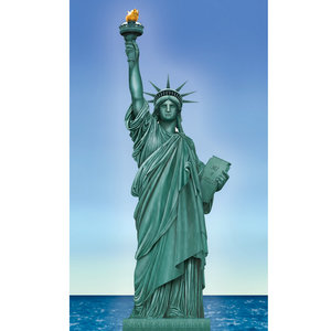 Decoratie Vrijheidsbeeld USA Op is Op