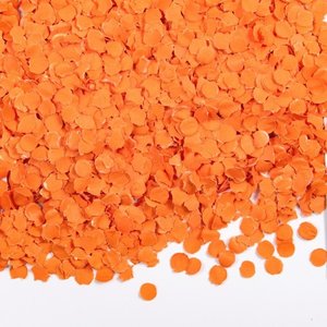 Confetti 100 gram oranje