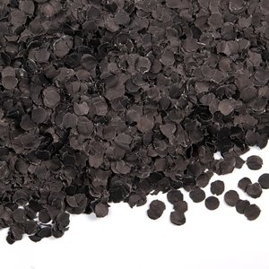 Confetti 100 gram zwart Op is Op