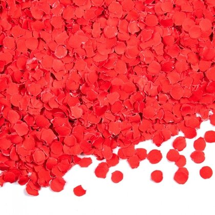 Confetti 100 gram rood