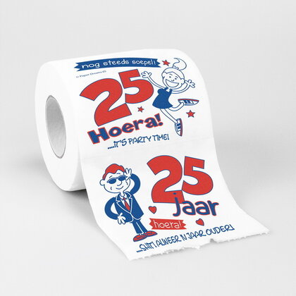 Toiletpapier 25 jaar