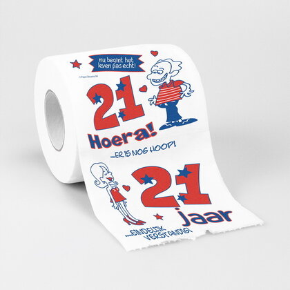 Toiletpapier 21 jaar