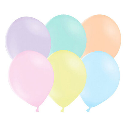 Ballonnen PASTELKLEUREN 10 stuks 27cm