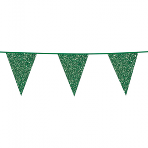 Slingers glitter groen 6 meter