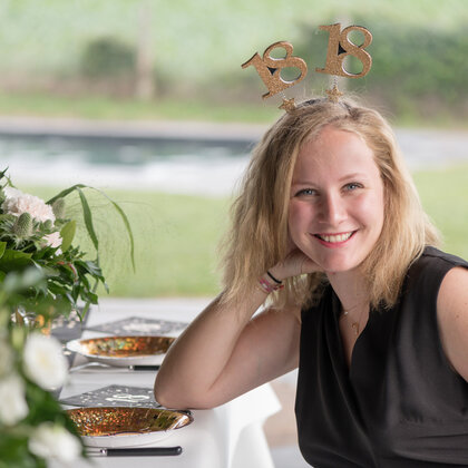 Diadeem 30 jaar met glitter goudkleurige cijfers