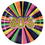 Bordjes Back to the 80's 10 stuks Op is Op