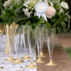 Party Proost glas 40 jaar 6 stuks Op is Op