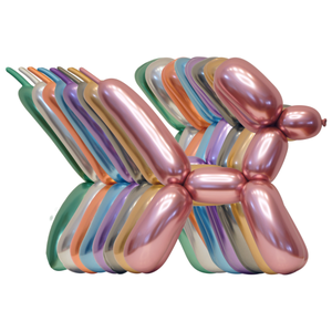 Globos Modelleerballonnen Q260 CHROME 100 stuks