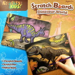 Scratch Board Dinosaurus 2 stuks Op is Op