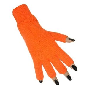 Handschoenen vingerloos oranje