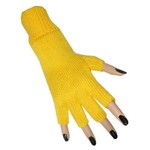 Handschoenen vingerloos geel