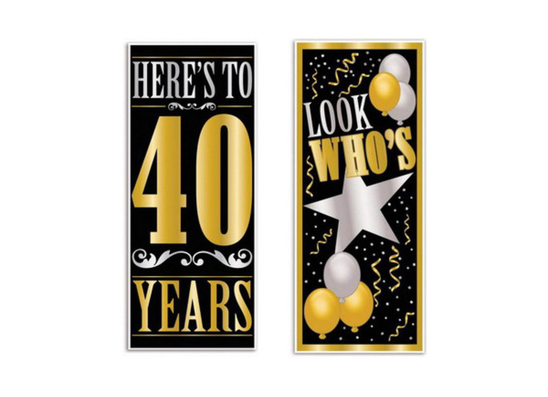 40 jaar deurposters