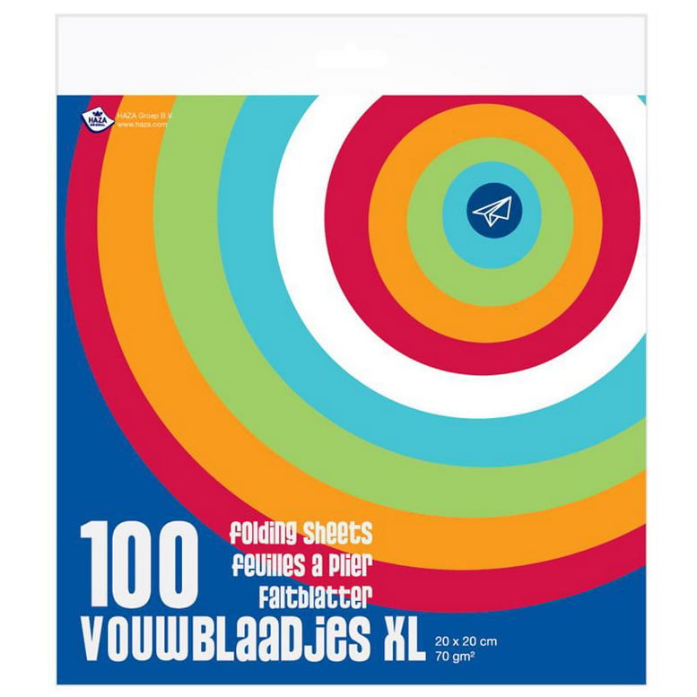 Vouwblaadjes groot 100 stuks