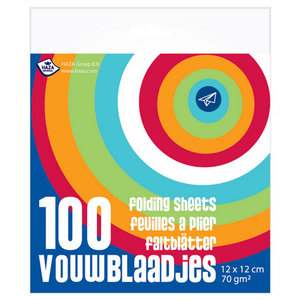 Vouwblaadjes klein 100 stuks Op is Op