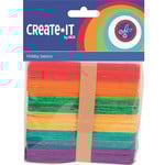 Knutselstokjes gekleurd 50 stuks Op is Op