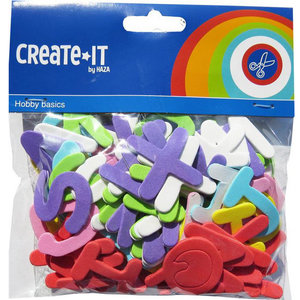 Foam stickers letters 104 stuks