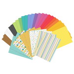 Knutselpapier gekleurd en met print 34 stuks Op is Op