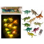 Slinger met dinosaurus led lichtjes luxe 170cm Op is Op