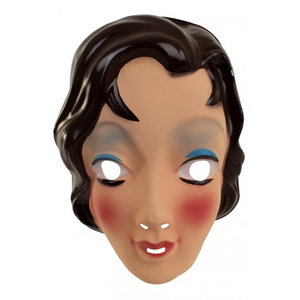 Masker Sarah jong met rood bruin haar Op is Op