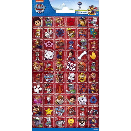 Stickers Paw Patrol 60 stuks