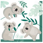 Servetten Koala beer 16 stuks