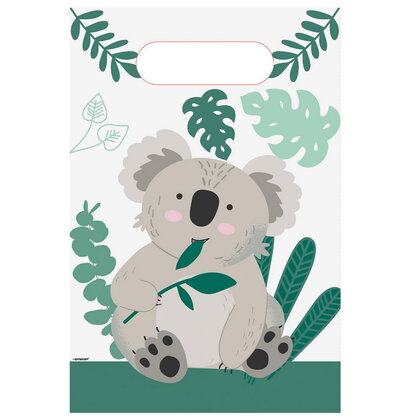 Feestzakjes Koala beer papier 8 stuks