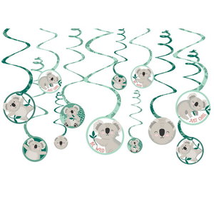 Hangdecoraties Koala beer 12 stuks Op is Op