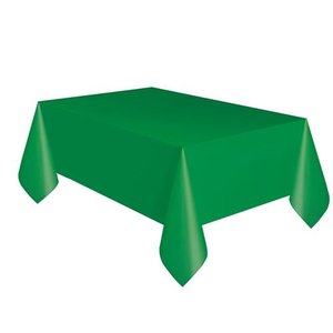 Tafelkleed groen plastic