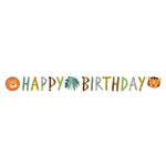 Letterslinger safari dieren Happy Birthday