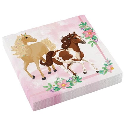 Servetten paarden beautiful horses 20 stuks