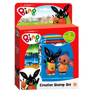 BING stempelset met stickers Op is Op