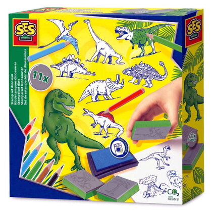 Stempelset Dinosaurus 24-delig
