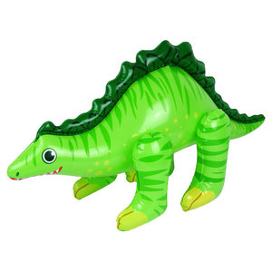 Opblaasbare Dinosaurus groen 70cm Op is Op
