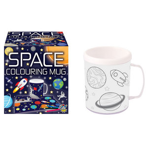 Mok Space om zelf in te kleuren Op is Op