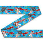 Decoratielint Hoera Geslaagd blauw Op is Op