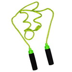 Springtouw met glitter groen Op is Op