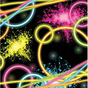 Servetten NEON ringen GROOT Op is Op
