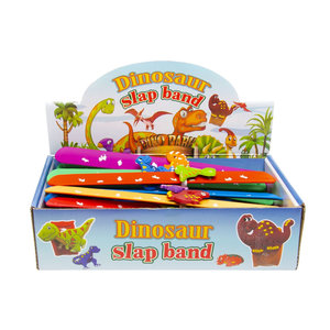 Klap armband met dinosaurus 6 stuks